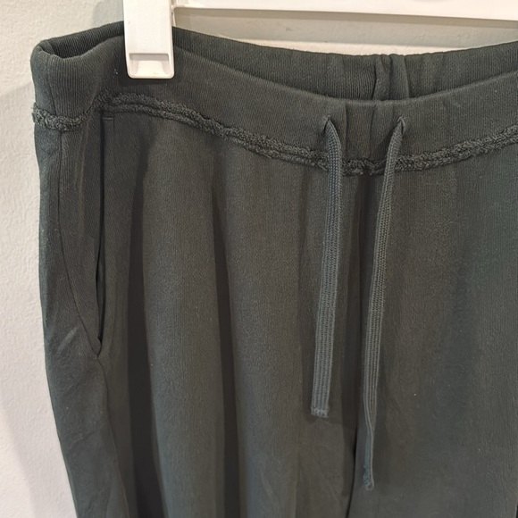 Eileen Fisher Women’s Dark Green Sweat Pants Joggers Wide Leg Casual Size S/P - Picture 3 of 3